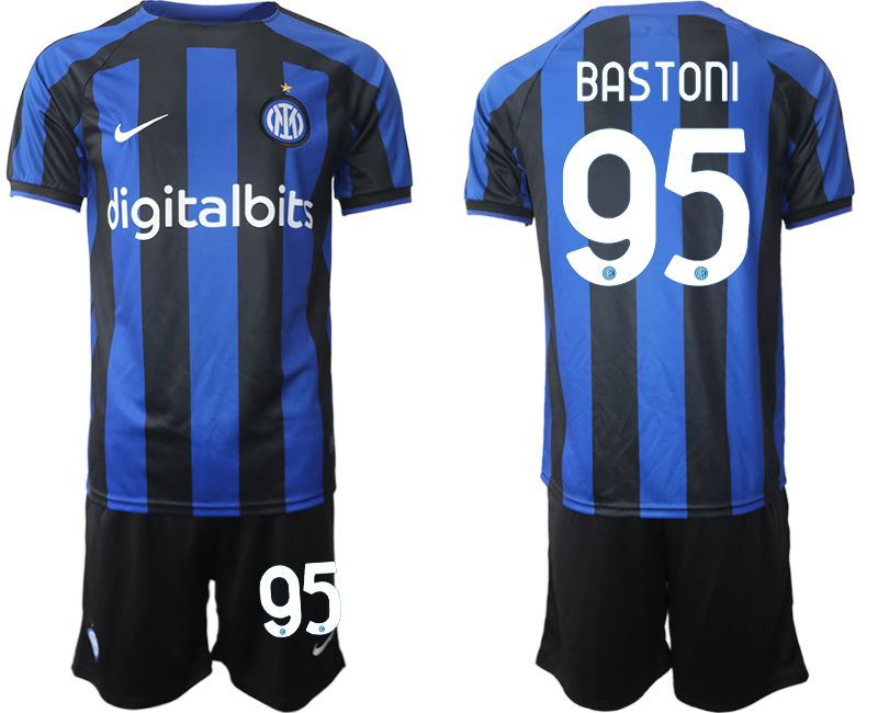 Men 2022-2023 Club Inter Milan home blue 95 Soccer Jersey